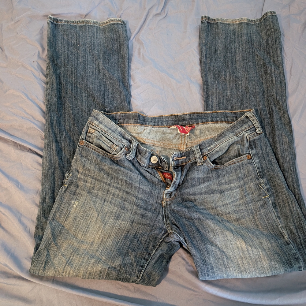 Lucky Brand Women's Straight Leg Blue Jeans